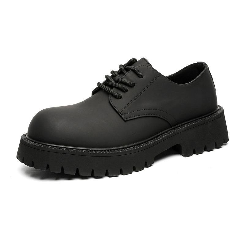 Neue Derby-Schuhe im britischen Plattform-Stil Neue trendige Herren-High-Street-Freizeit-Lederschuhe Trendige Lederschuhe 9266-J