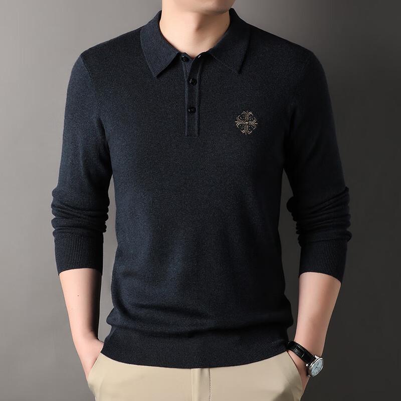 

Yiliteng Men s Thick Collared Knit Sweater 190
