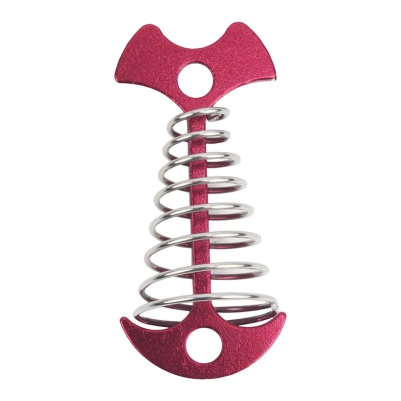 Tragbare Deckanker Heringe Fischgräten Zeltnägel Federclips Windseilanker Zeltnagel für Outdoor Camping Wandern