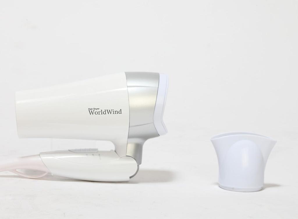 Fukai World Wind Hair Dryer Overseas with Rear Cover Filter Compatible, Foldable, Lightweight, FHD-1209K