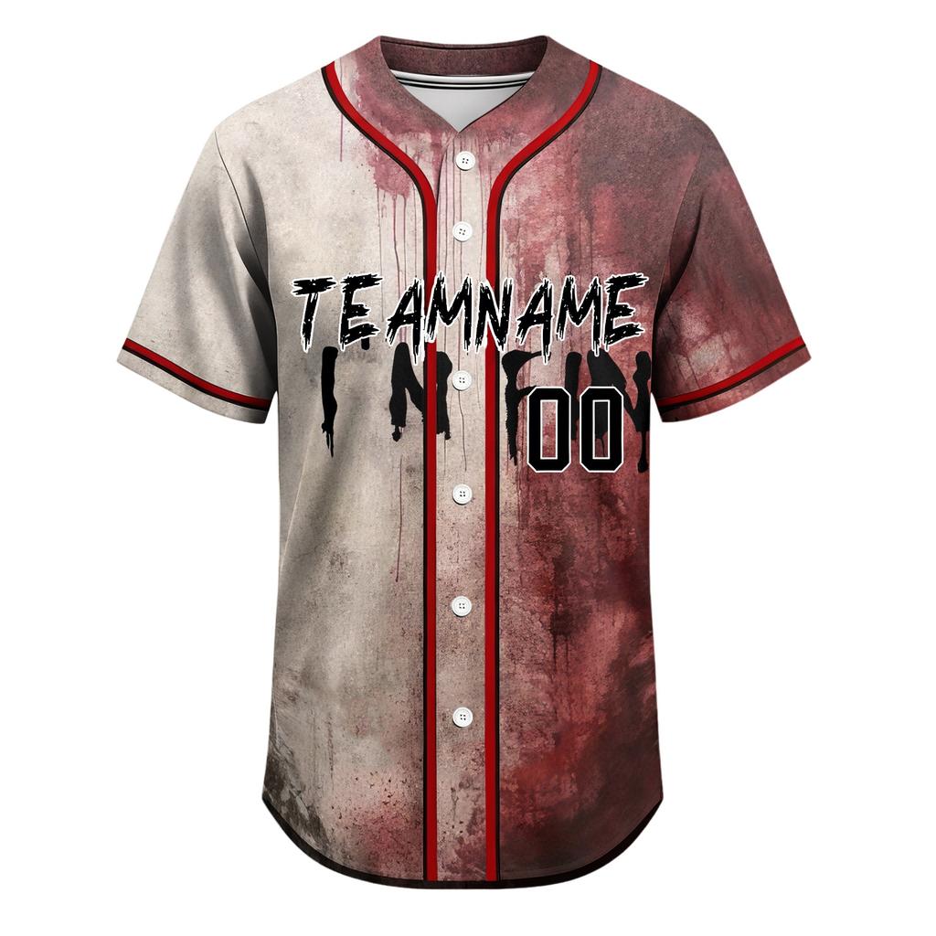 Customizable Baseball for Men Women, DIY Halloween Sports Top