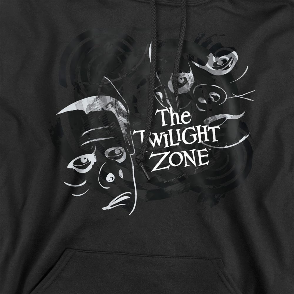 The Twilight Zone Unisex Adult Strange Faces Hoodie