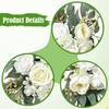 Artificial Wedding Arch Flowers Backdrop Decor Flower Garland Floral Swag for Home