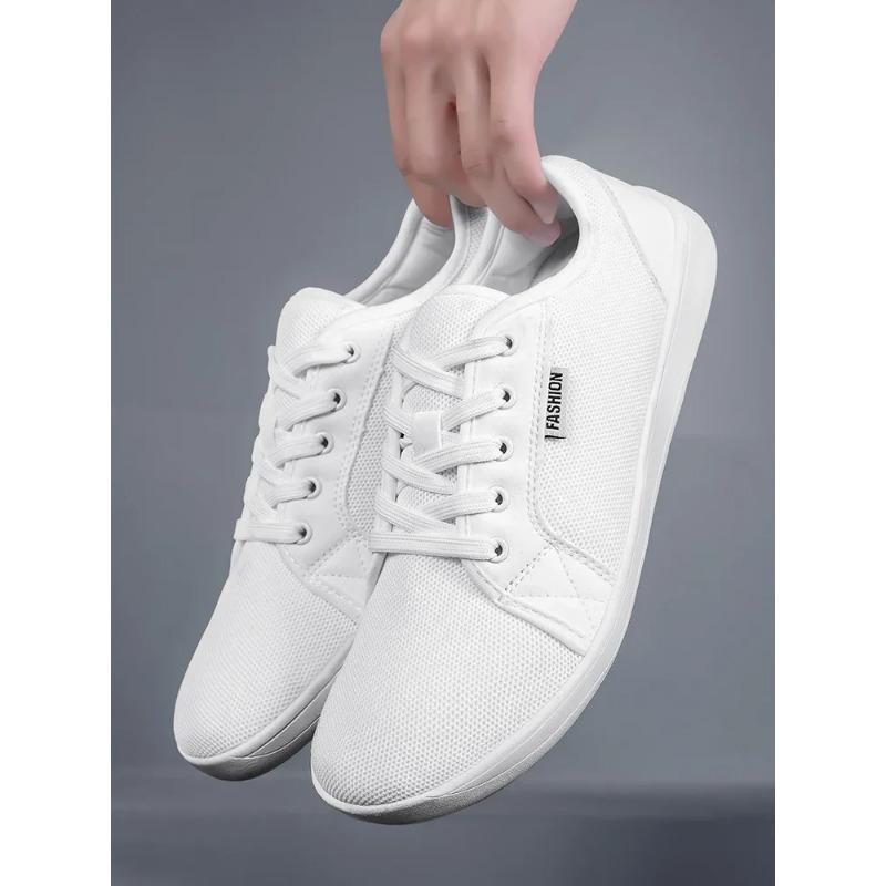Men's Shoes and Sports Shoes Wide Toe Barefoot Casual Plus Size Wide Last Fashionable Canvas Black Flat Bottomed Board Shoes