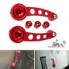 2Pcs CAR BILLET ALUMINUM WINDOW CRANK HANDLE WINDER TRUCK PICKUP DOOR RED NEW