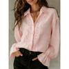 JPNTKY Women's Fashion Casual Long Sleeve POLO Neck Blouses & Shirts