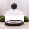 Terrarium Extra-Large Ball Top Dark Tung Wood