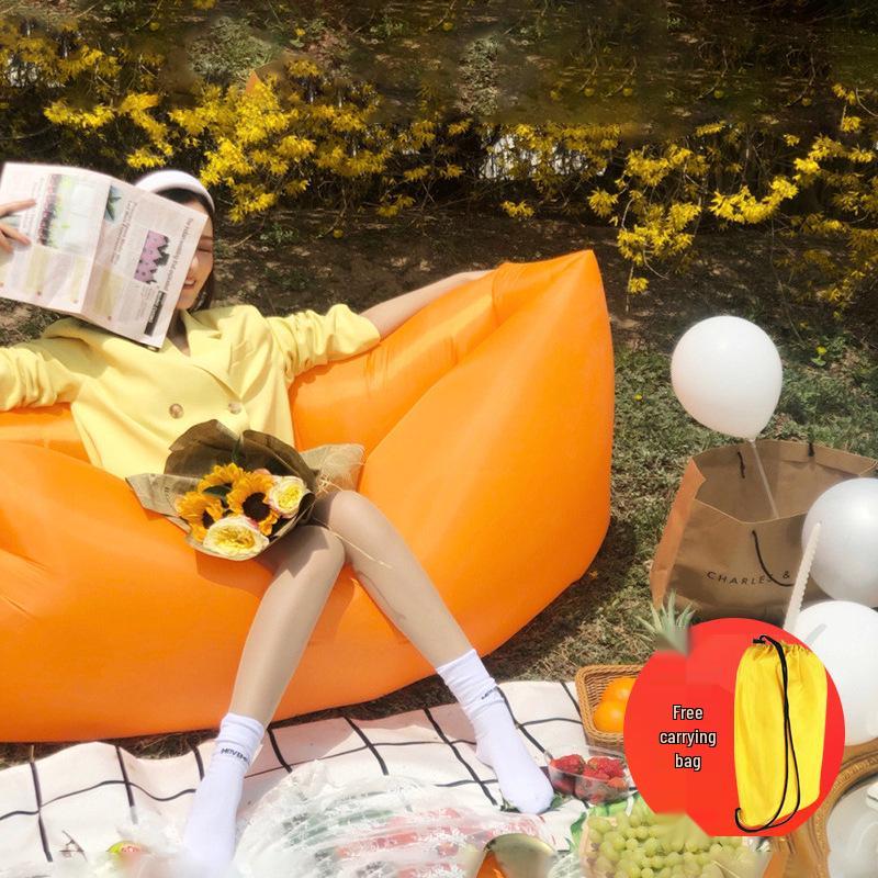 Portable Inflatable Sofa Air Mattress - Outdoor Camping Chair