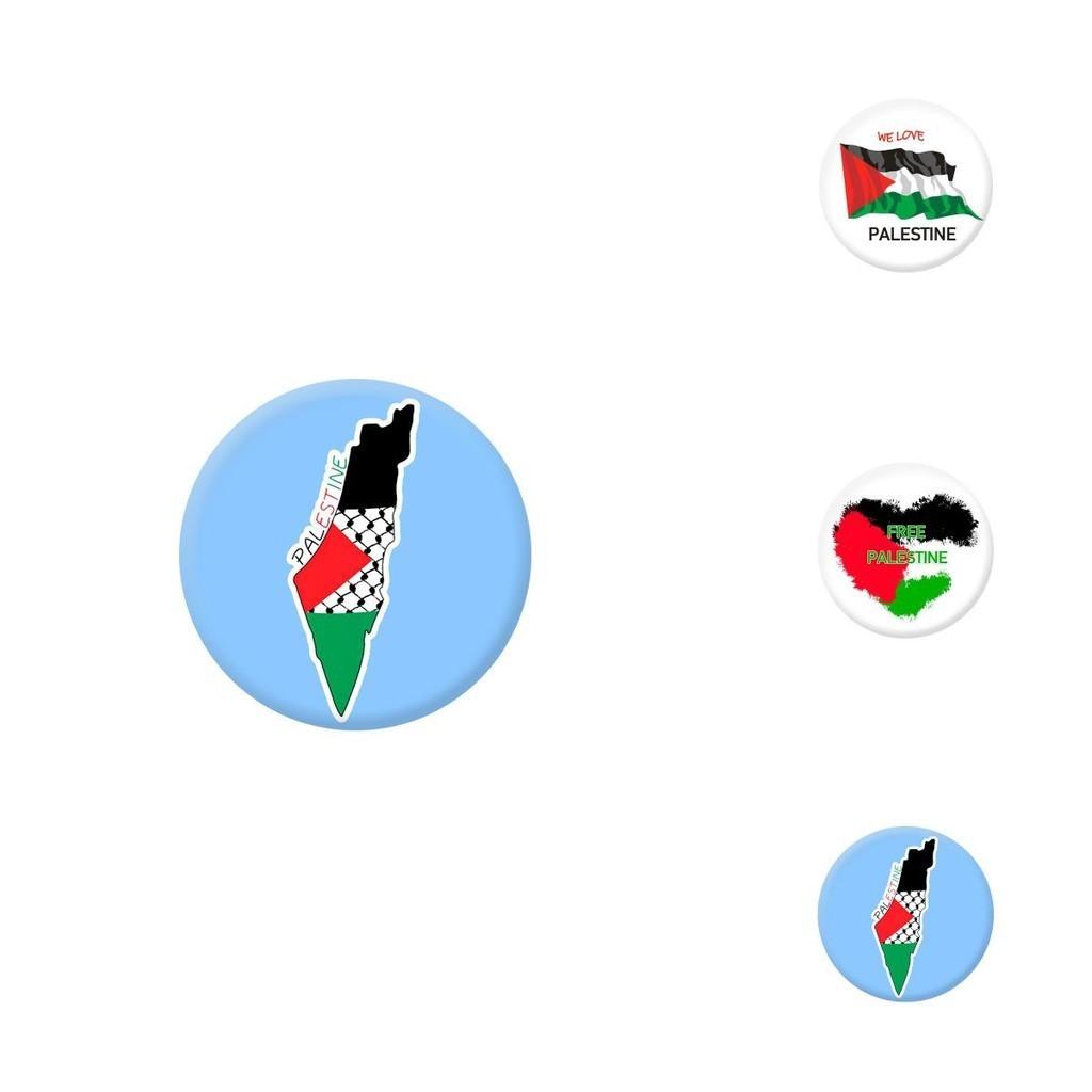 Palestine Flag Emblem Badge Hot Selling Iron Cross-border On