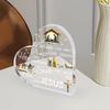 Acrylic Holy Night Nativity Scene Decorative Sign & Plaque | Perfect Desktop Ornament for Home and Office, Excellent Gift for Family or Friends 