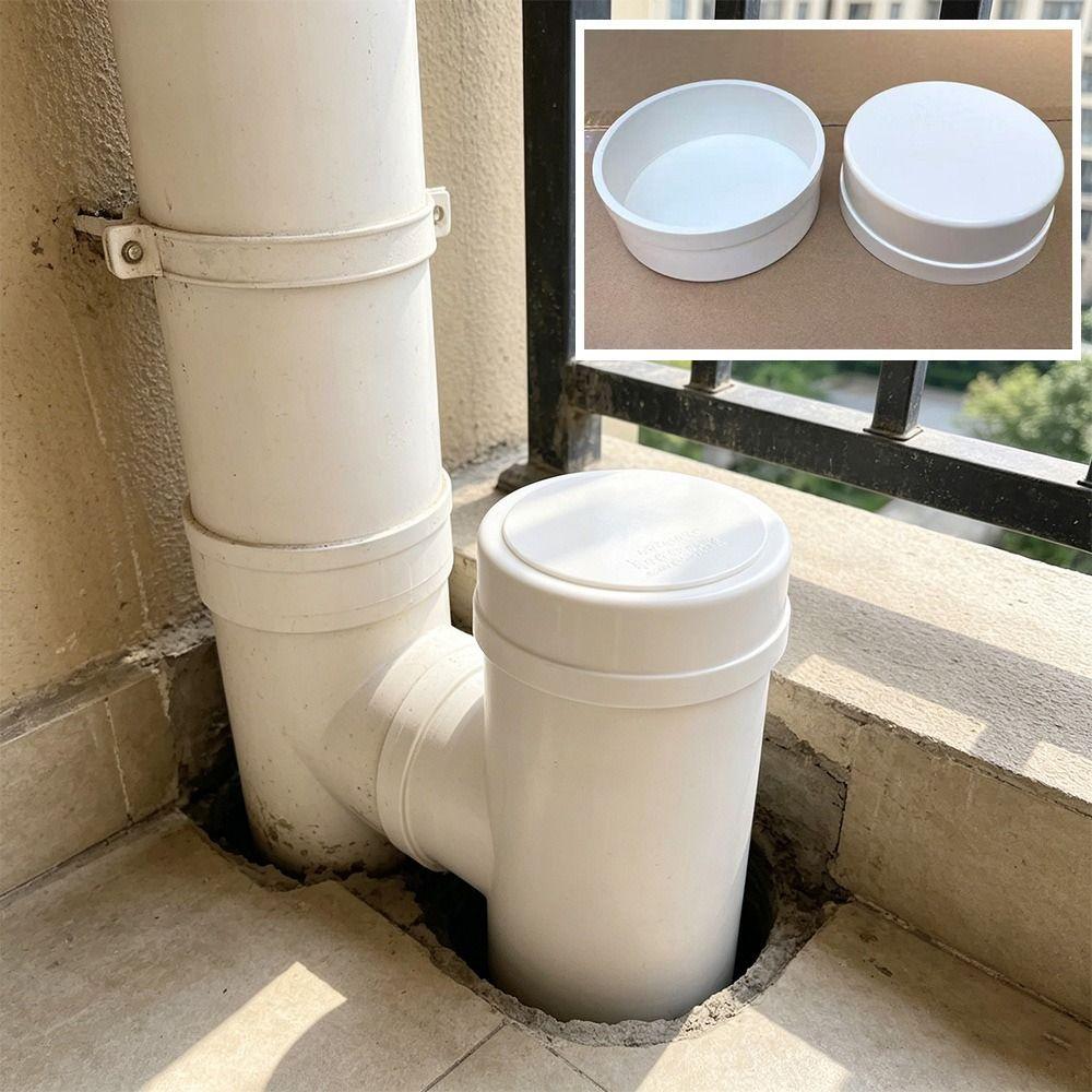 Plastic PVC Pipe Cap Insect Proof Sewer Pipe Cap Portable Tube Protective Cover Garden Irrigation