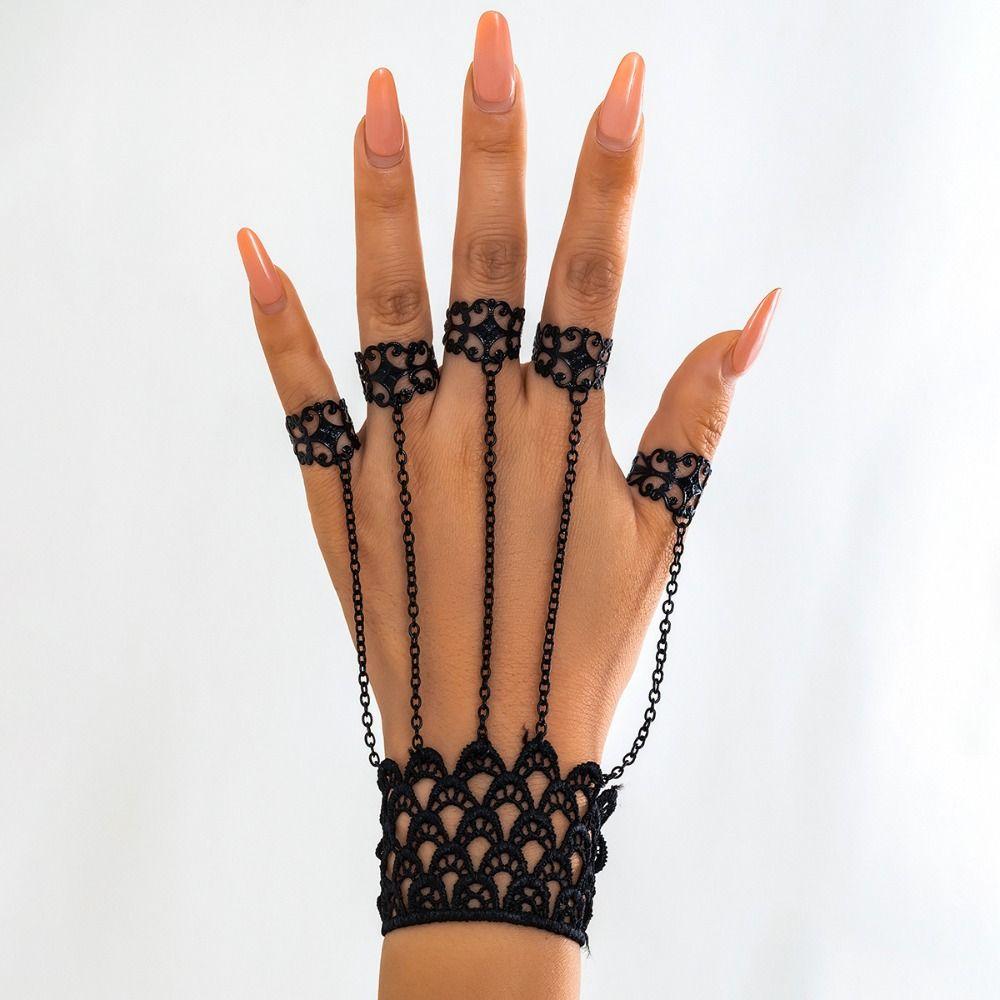 Korean Style Finger-cot Bracelet Jewelry Accessories Knuckle Rings  Costume