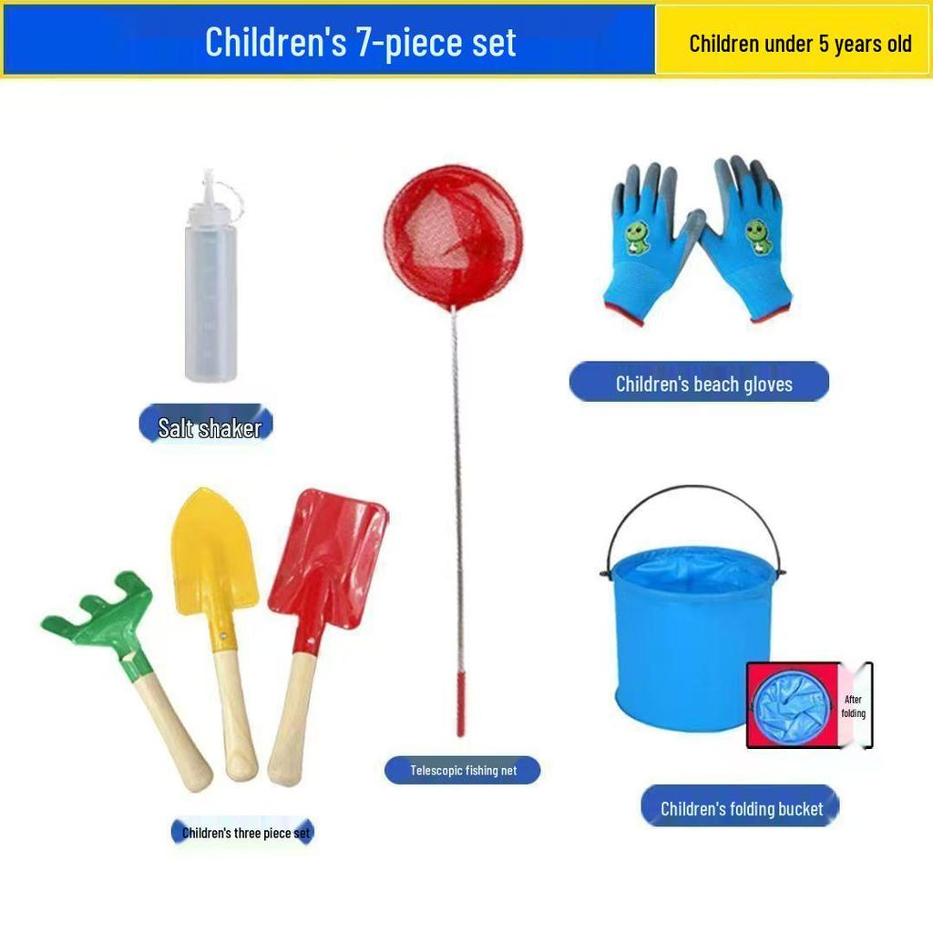 Seaside Clam and Crab Digging Tool Set for Kids