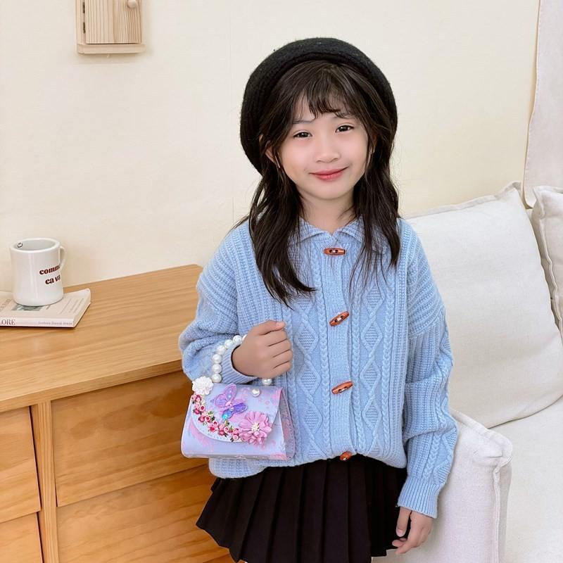 Kids Stylish Genderneutral Shoulder Bag With Cute Panda And Beautiful Chain Details