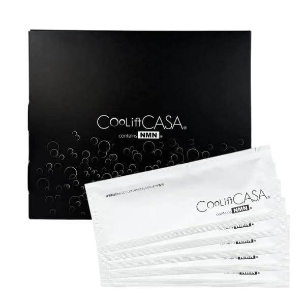 

CooLiftCASA Carbonated Gel Pack 10g x 5 sachets - Carbonated Face Mask with 20,000ppm NMN for a Salon-like Experience