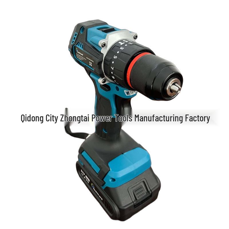 45N High-Power Lithium Electric Drill: Cordless Impact Drill for Fastening and Household Projects