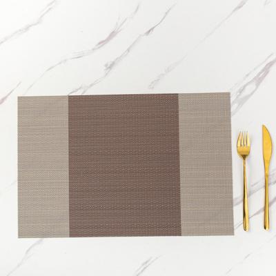 Japonská pruhovaná podložka na nádobí z PVC, izolační podložka na západní nádobí, obdélníková jednoduchá protiskluzová podložka na nádobí