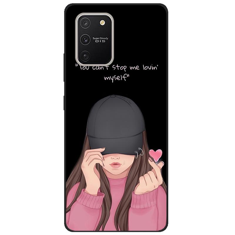 For Samsung Galaxy S10 Lite Case G770F Silicone Black Soft Back Cover for Samsung S10 Lite Case 2020 TPU S10Lite Cover S 10 Lite