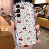 Flower Cherry Case for Samsung Galaxy A53 A54 A55 A56 A34 A35 A36 A26 A15 A16 A73 S25 Ultra S24 Plus S23 S22 S21 S20 FE Cover