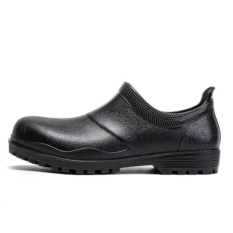 Men's Steel Toe Waterproof Construction Boots - Anti-Smash, Anti-Nail, Non-Slip, Wear-Resistant.