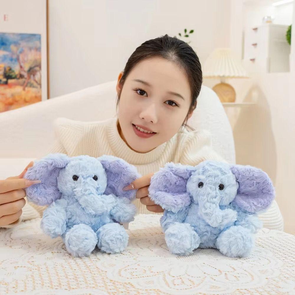 Throw Pillow Stuffed Elephant Toy PP Cotton Elephant Doll Mini Elephant Plush Toys Children Gift