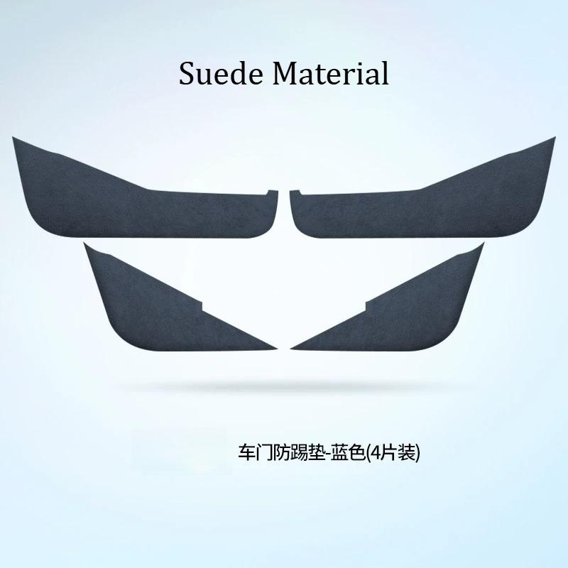 For Zeekr X 2021-2026 Door Anti-kick Pad Fur Door Panel Anti-scratch Leather Protection Retrofit Accessories Car Interior Tools