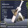 Multifunctional Vegetable Chopper and Slicer: Cutter, Grater, Julienne Slicer - Essential Kitchen Tool
