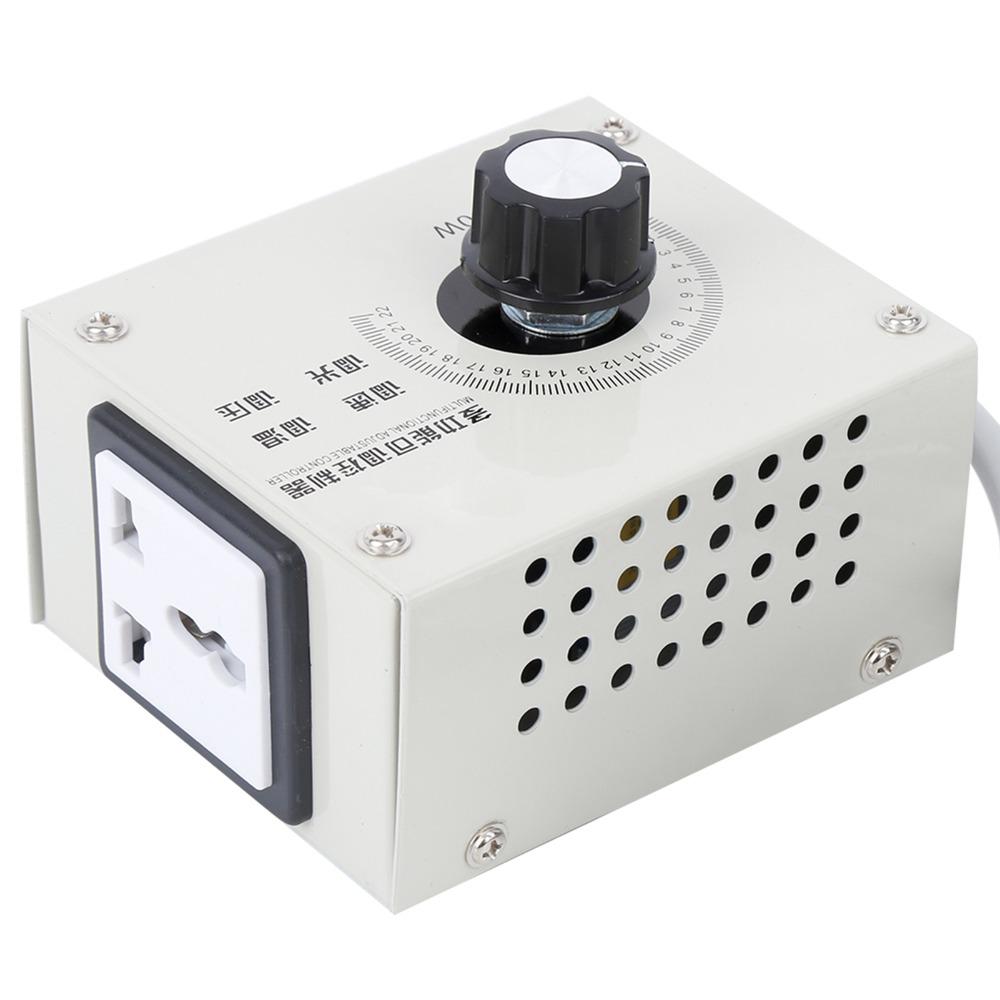 AC110V/220V Voltage Controller Adjustable Dimmer SCR Voltage Regulator  Temperature Control