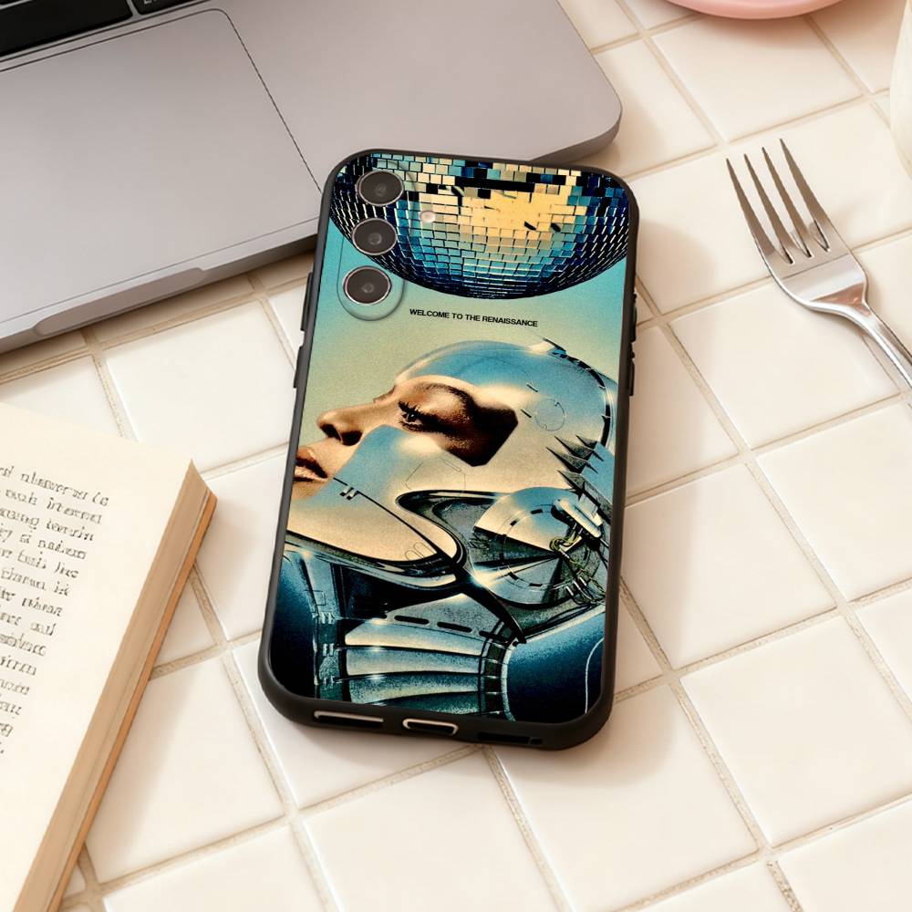 

Singer B-Beyonce phone Case For Samsung Galaxy A73,A72,A71,A70,A53,A52,A51,Others Soft Black Shell Samsung a51 4g