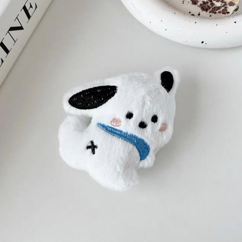 Plush Cartoon Mobile Phone Airbag Bracket, Back Sticker, Puppy Bear Wind Girl, Desktop Watching Drama Support Rack, Portable