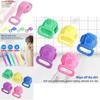 Luxurious Double Sided Back Scrubber Silicone Bath Shower Body Brush With Handle Strap