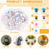 700/600Pcs Plastic Self-adhesive Wiggle Eyes for DIY Scrapbooking Decor Crafts Projects DIY Dolls Accessories Eyes Handmade Toys