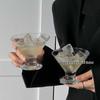 High-Foot Glass Dessert Bowls
