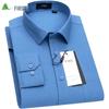 FIRS Men's Long-Sleeve Striped Business Casual Shirt
