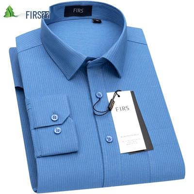 FIRS pánská pruhovaná košile s dlouhým rukávem pro business casual