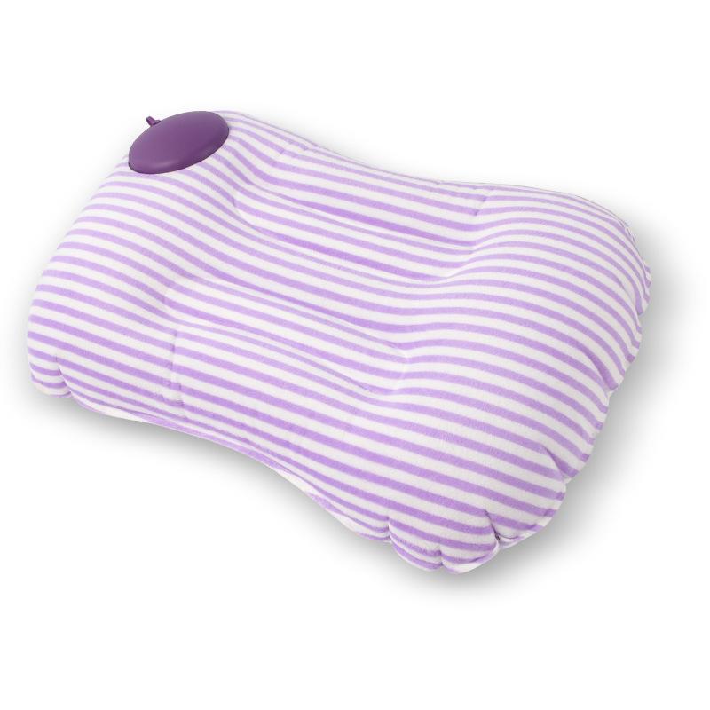 

Надувная подушка для шеи U-образной формы из холодного шелка, подголовник, портативная складная подушка для сна и отдыха в автомобиле