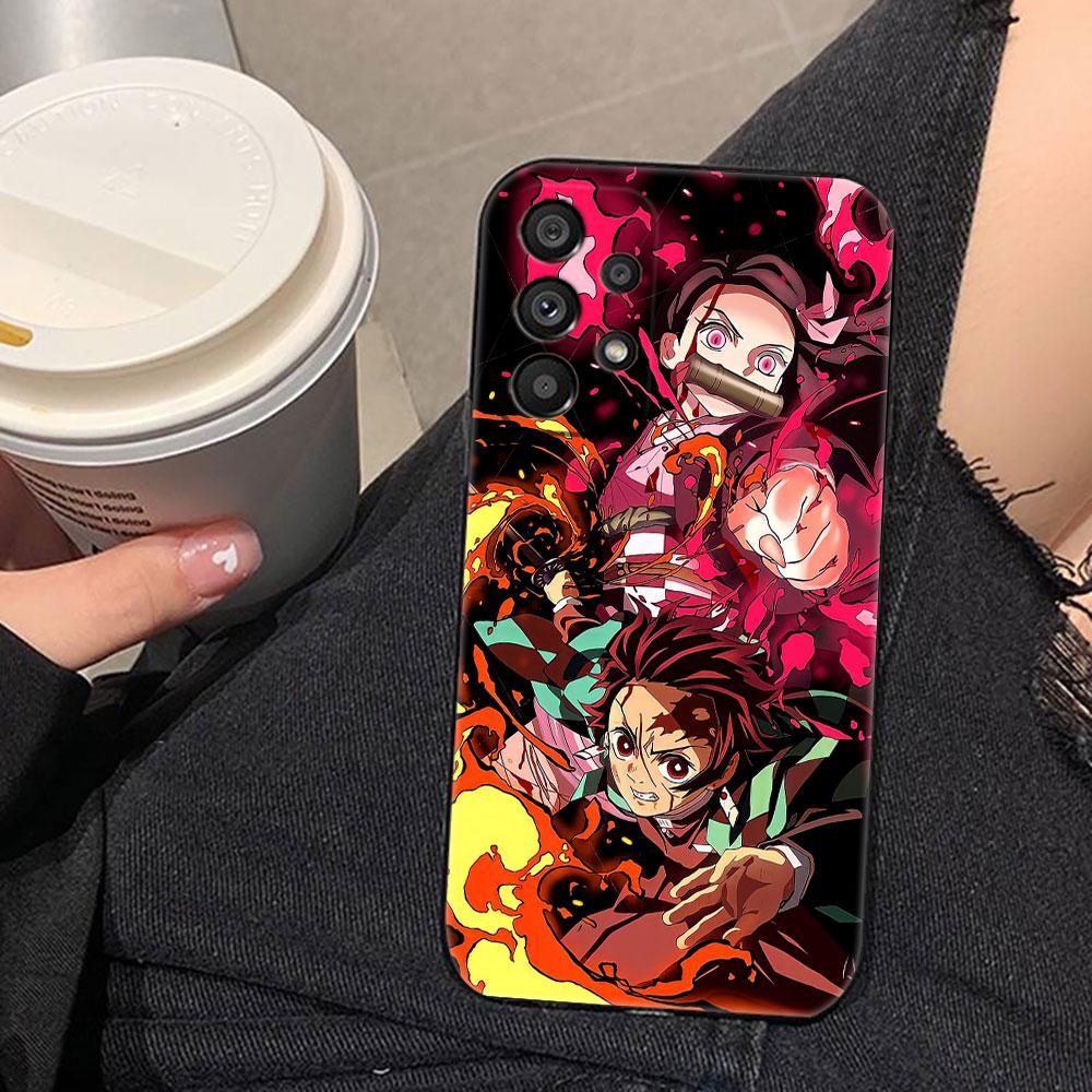 Anime Demons Slayers Tanjiro Phone Case For Samsung A73 A72 A71 A57 A56 A55 A54 A53 A52 A51 A37 A36 A32 A23 A22 A16 A15 A14 Case