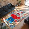 Personalized Crystal Velvet Carpet Custom Name Text,Benjamin Blümchen Anti Slip Area Rug For Home Decoration