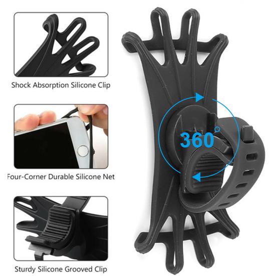 Phone Mount Compatible Anti-shake Colorful Detachable Bike Phone Mount for Home