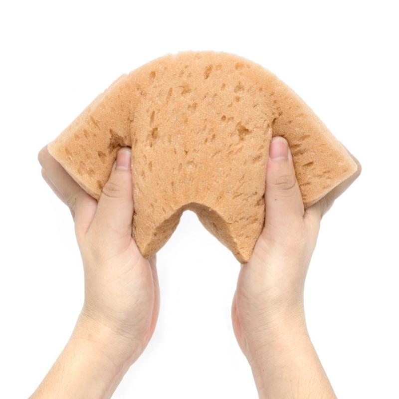 Large Coral Car Wash Sponge Honeycomb Design High Water Absorption Scratch Free For Auto Detailing Car Cleaning