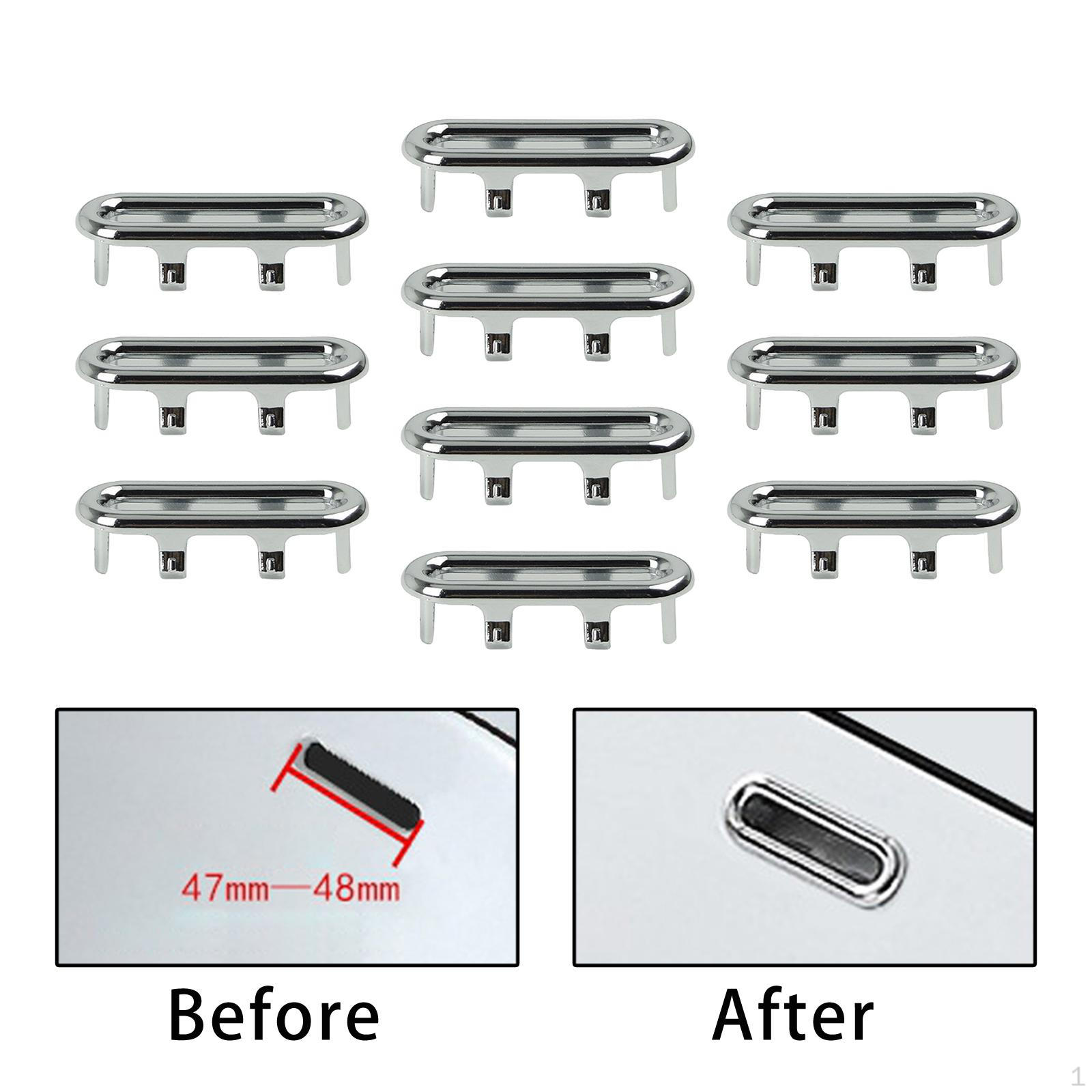 10 сменных колец для раковины, крышка перелива, крышка для ванны Oval