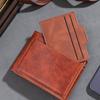European American Minimalist Casual Men's Wallet With Large Capacity Multiple Card Slots Fashionable Short