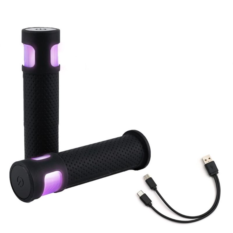 

Shocked Absorbing Silicones Bicycles Grips Touches Control LED Night Light Commuters Bike Light Accessories 1