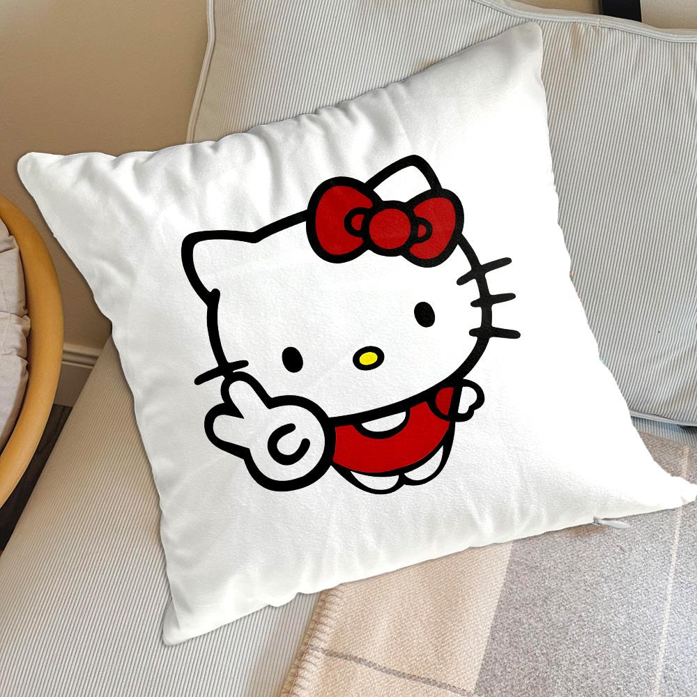 Holidays Kawaii H-Hellocats Cushion Cover 40*40 Sleeping Pillows Decorative Home Decorations Bedroom Ornamental Pillow Cases