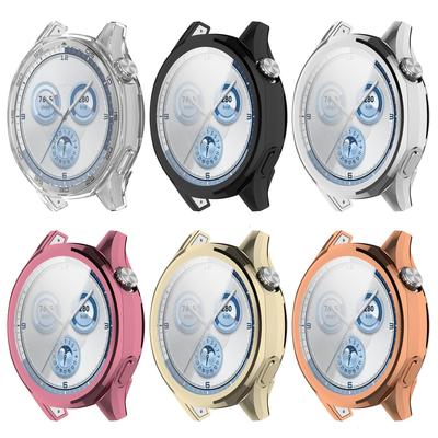 TPU Protective Case For Huawei Watch GT4 GT5 46mm Full Screen Protector Shell Frame Bumper Cover