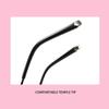 UV400 Night Vision Metal Computer Glasses with Magnet Clip On Sunglasses Anti Blue Light Glasses 3 In 1 Glasses