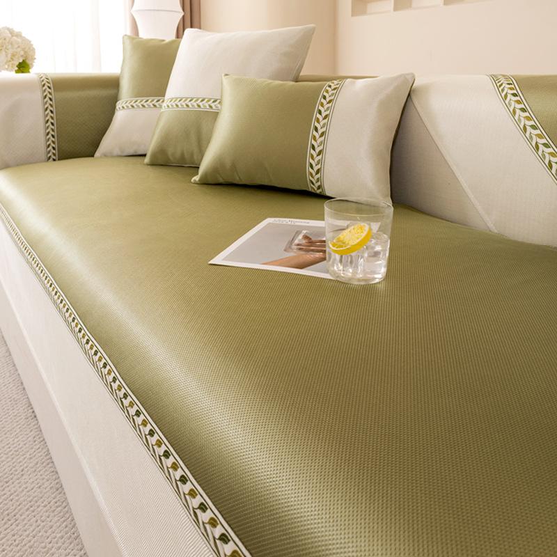 New Summer Ice Silk Sofa Cushion Mat Seat Cushion Non-Slip Sofa Cover Universal Sofa Cover Towel