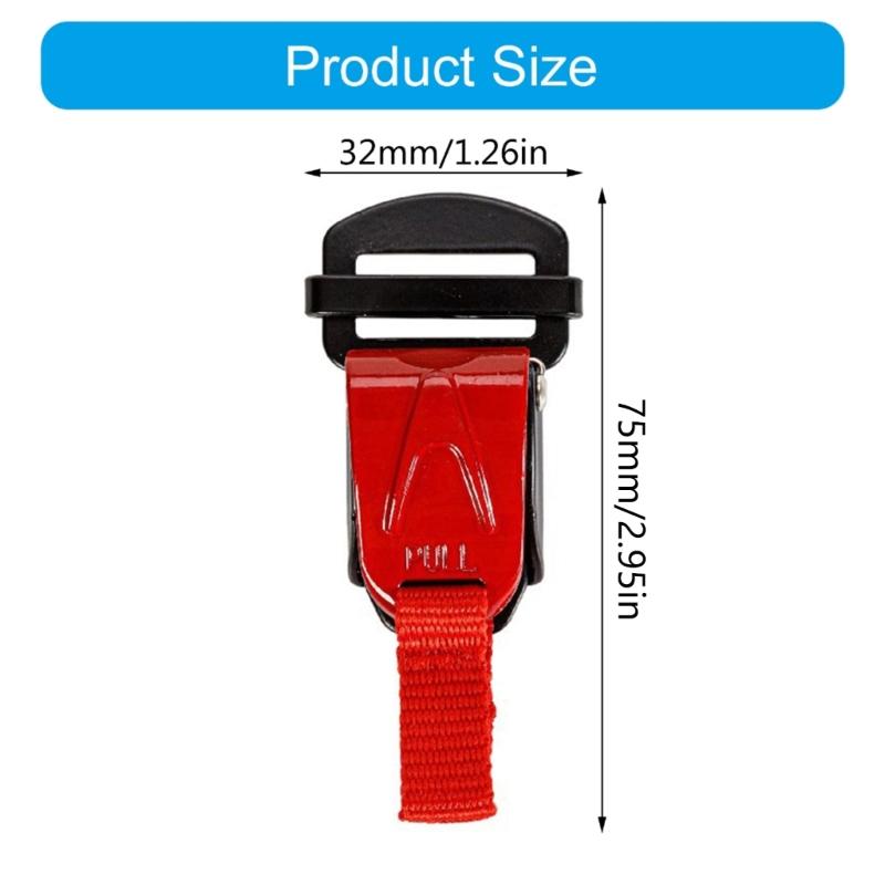 Speed Release Chin Strap Buckle for Helmets Motorcycle Quick Clip Full Helmets Quick Disconnection for Safe Helmets Wear