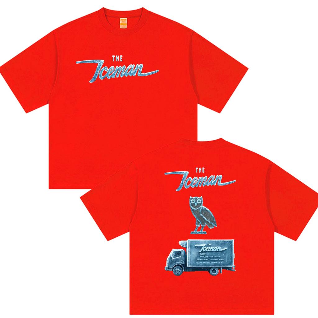 Drake Iceman Album Merch Magliette Uomo Donna Moda Harajuku Abbigliamento Y2K T-shirt Vintage Cotone Oversize Maglietta