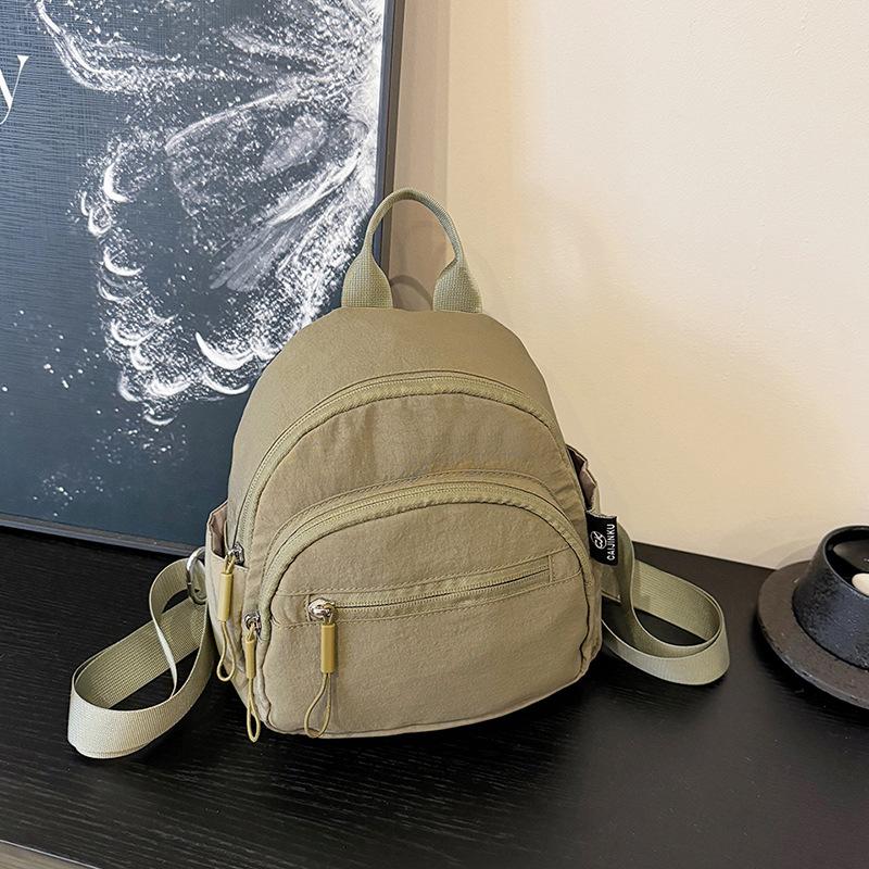 2025 summer new backpack large capacity multi-pocket practical backpack lightweight simple leisure travel commuter bag